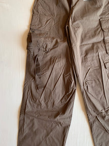 Pantalón Cargo Zara Taupe Multibolsillo