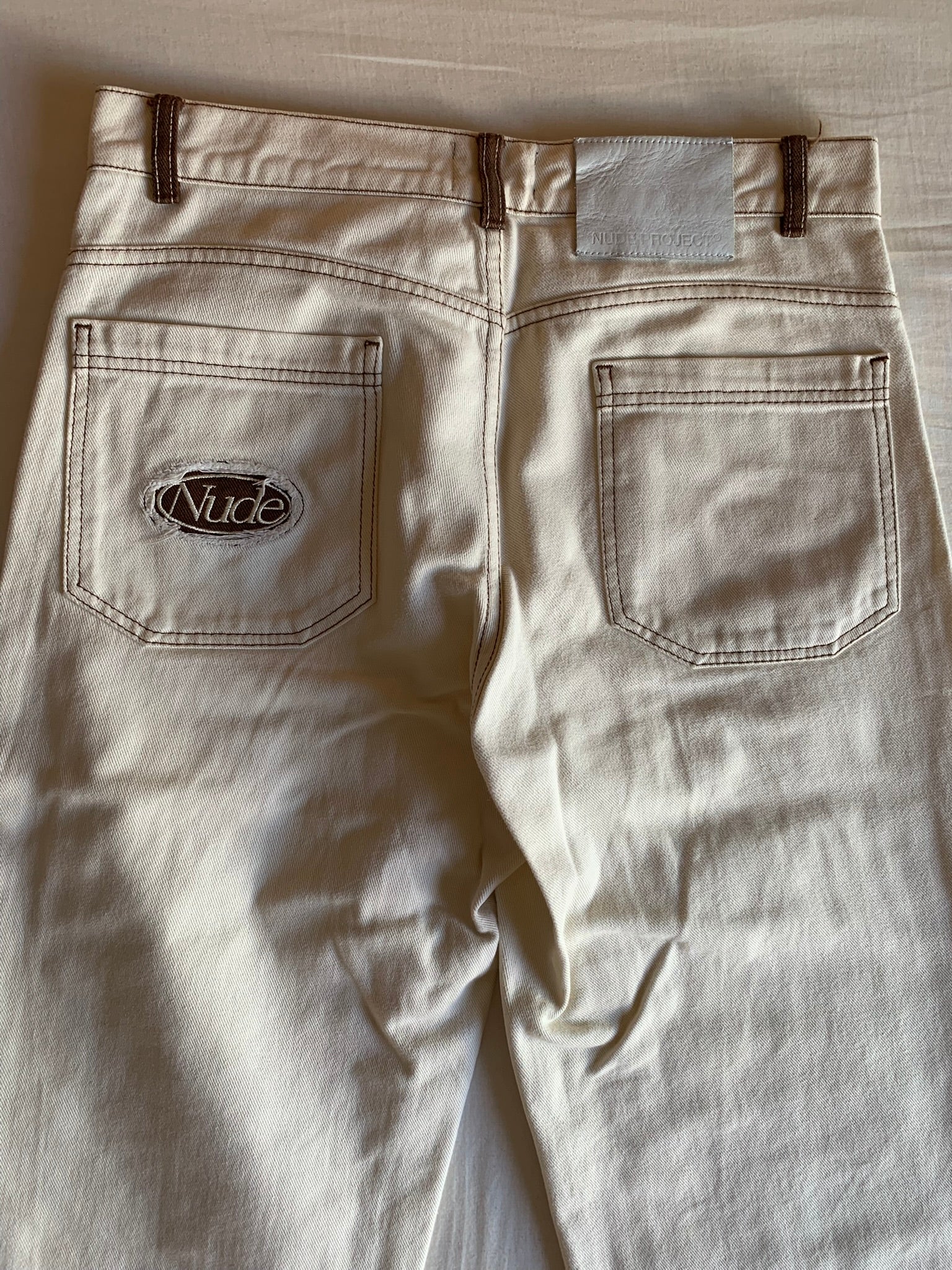 Pantalón Carpenter Nude Project Crudo Bolsillo Regla