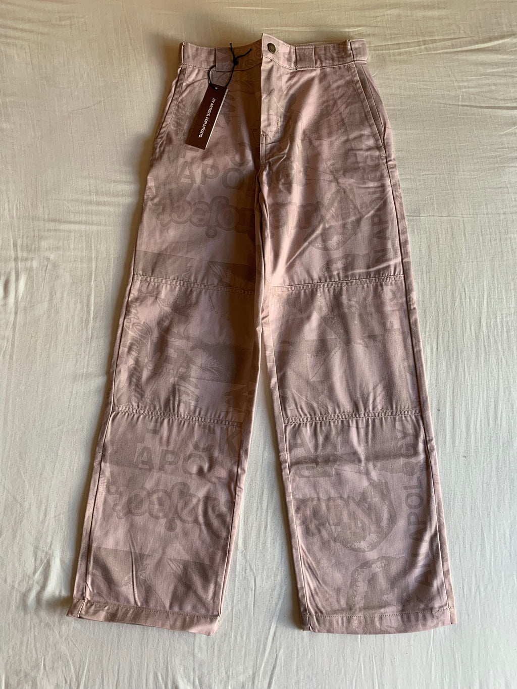 Pantalón Carpenter Nude Project Monograma Rosa