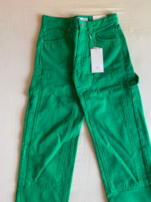 Pantalón Carpenter Bershka Denim Verde 90s