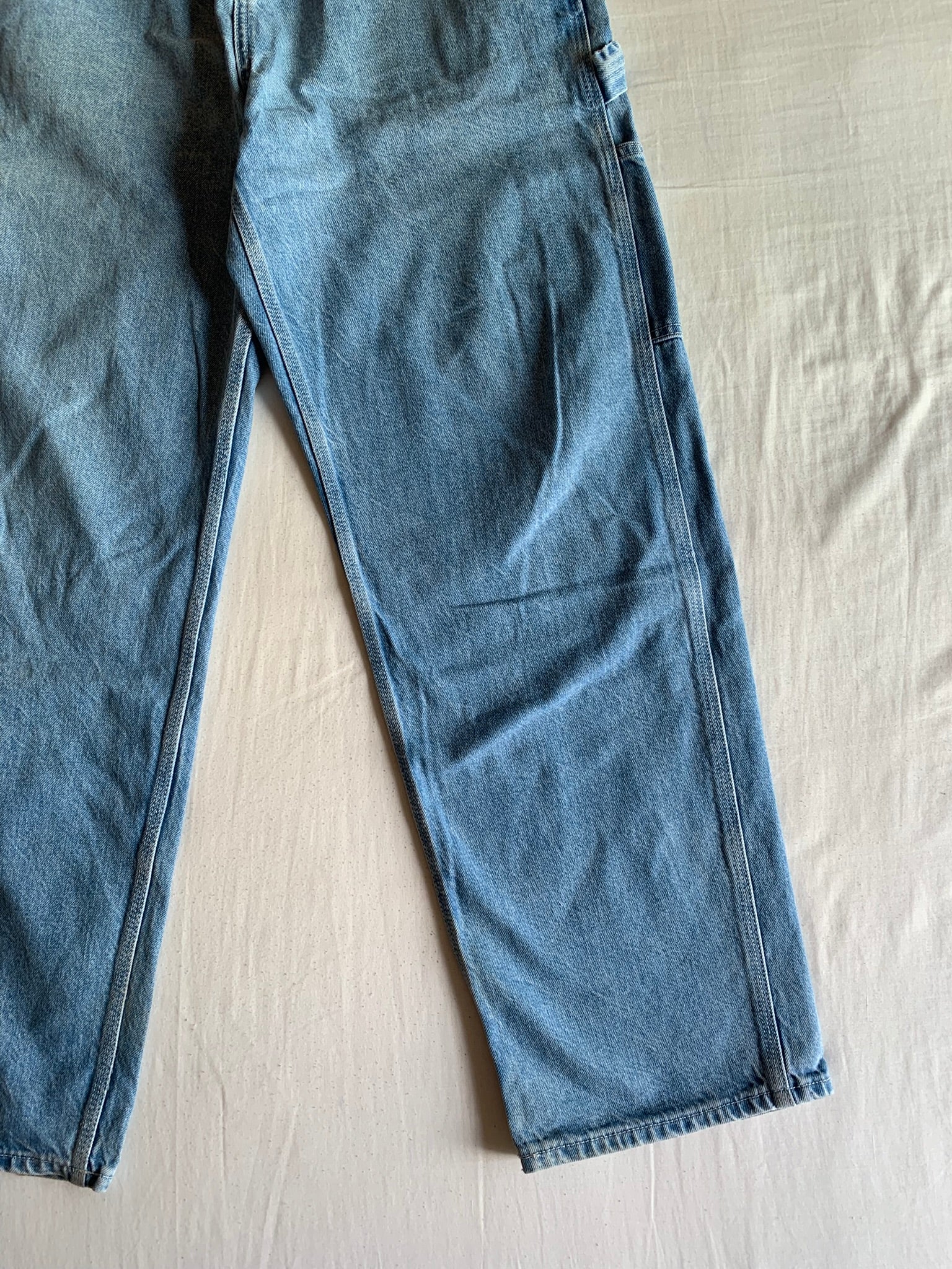Pantalón Carpenter Zara Denim Azul Claro