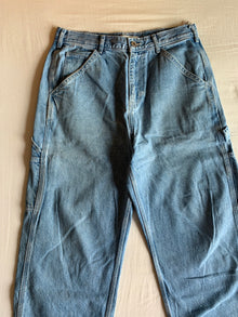 Pantalón Carpenter Zara Denim Azul Claro
