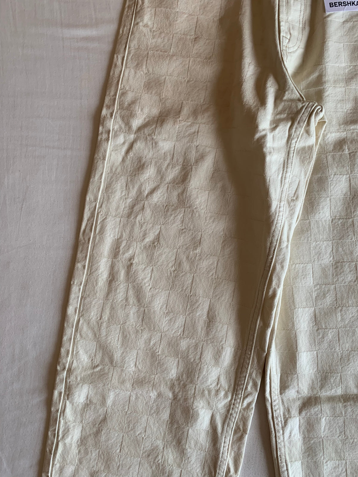 Vaquero Bershka Crudo Pierna Ancha