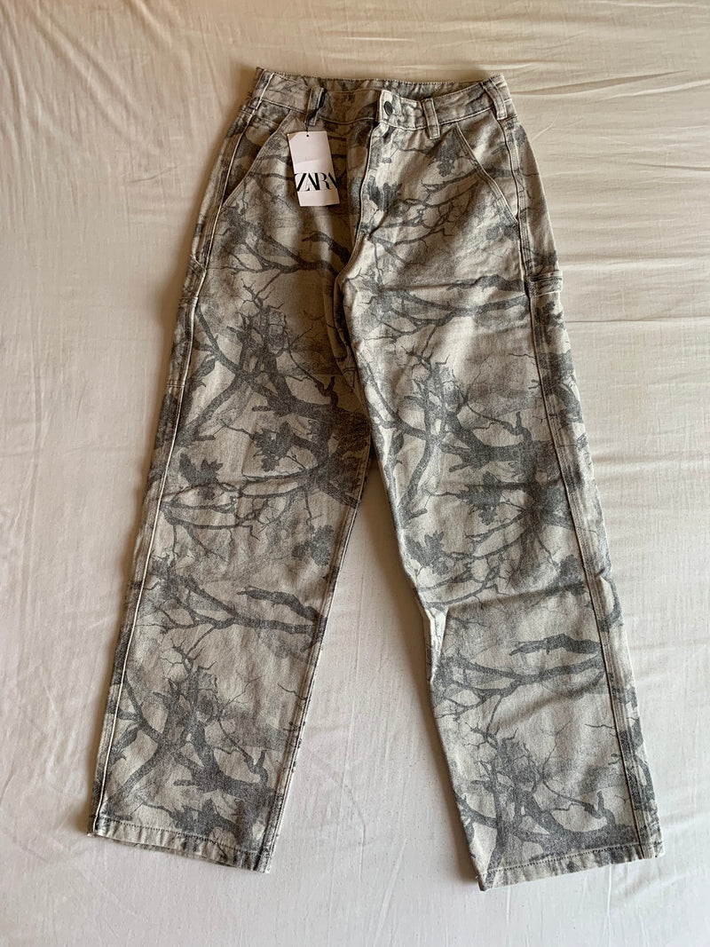 Pantalón Estampado Árboles "Verde"