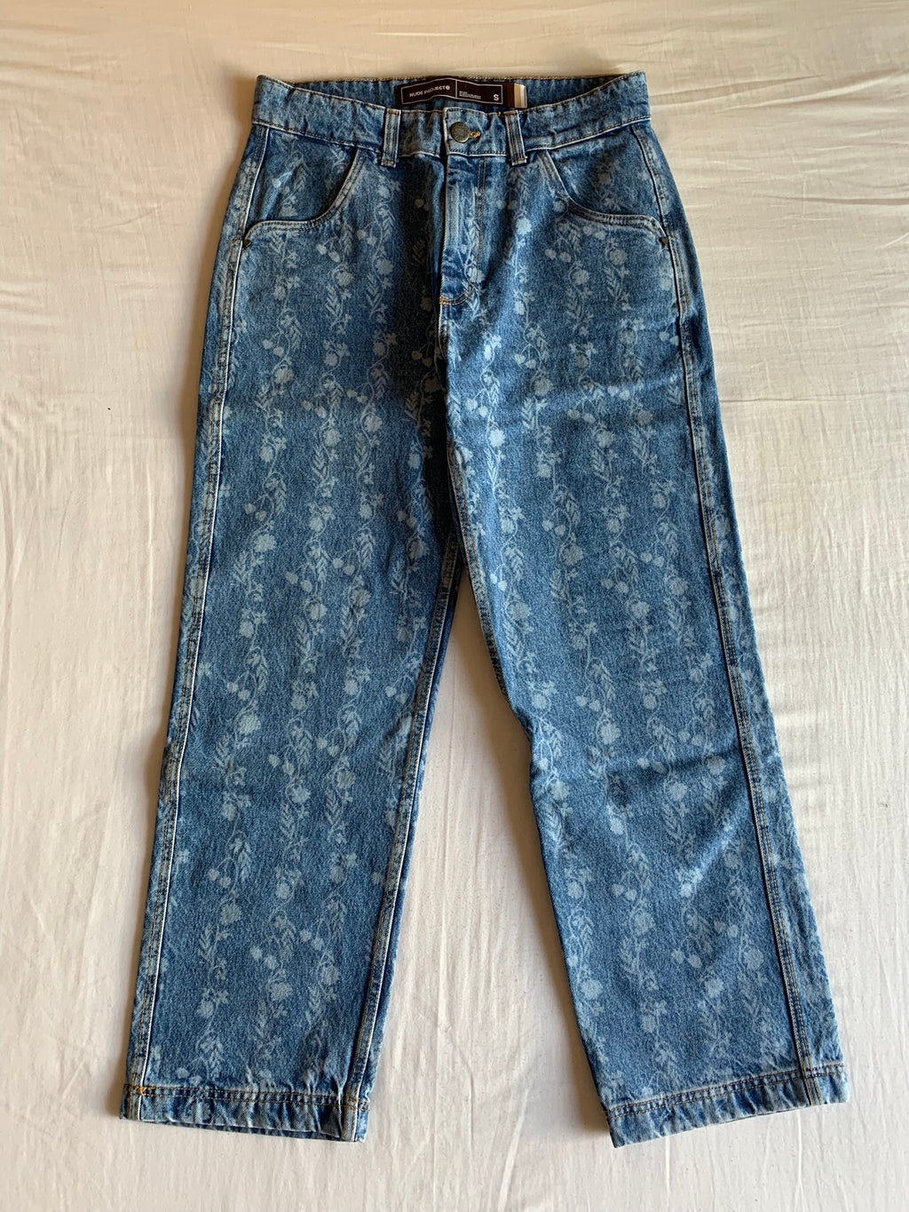 Vaquero Nude Project Denim Laser Floral