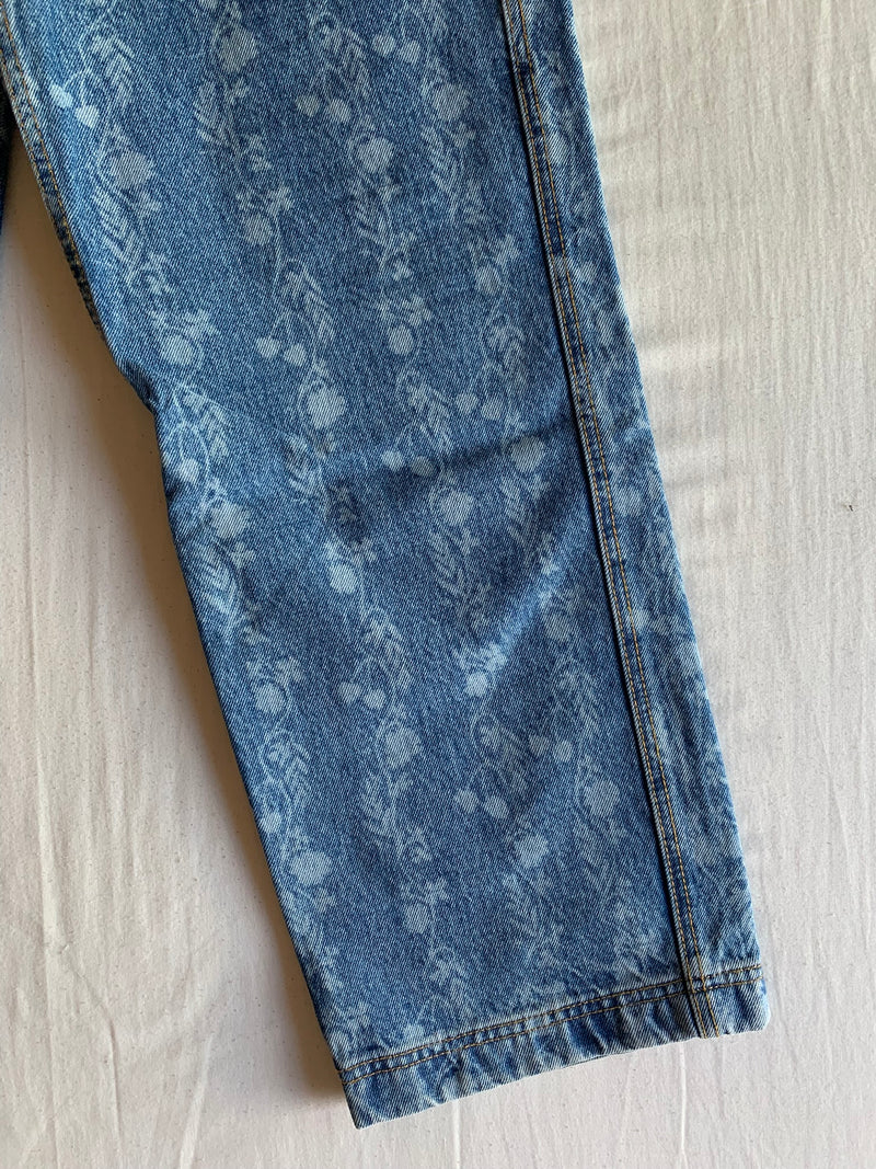 Vaquero Denim Laser Floral "Azul"
