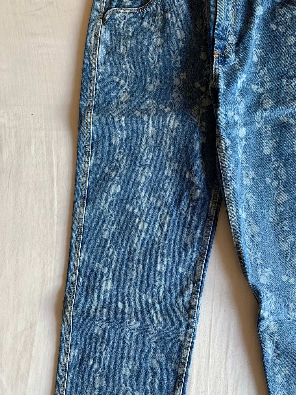 Vaquero Nude Project Denim Laser Floral