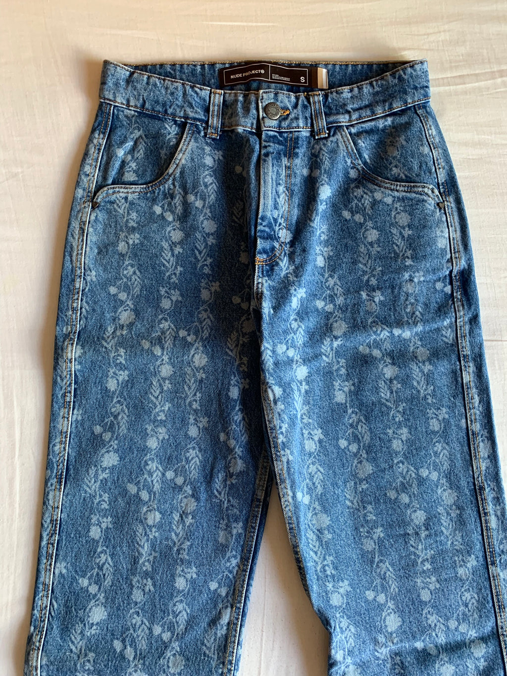 Vaquero Nude Project Denim Laser Floral