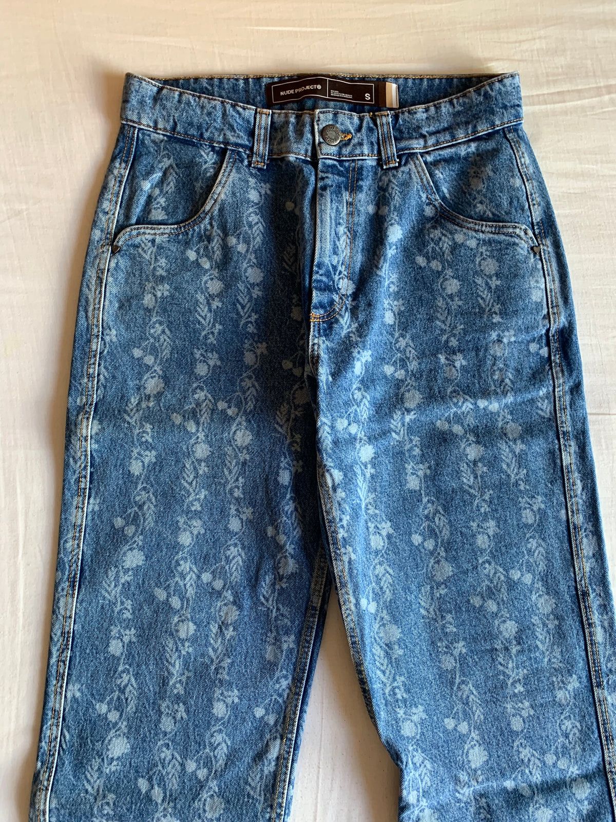 Vaquero Nude Project Denim Laser Floral