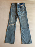 Vaquero Bershka Flare Azul Claro