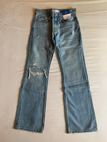 Vaquero Bershka Flare Azul Claro