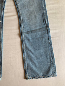Vaquero Bershka Flare Azul Claro