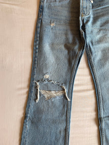 Vaquero Bershka Flare Azul Claro