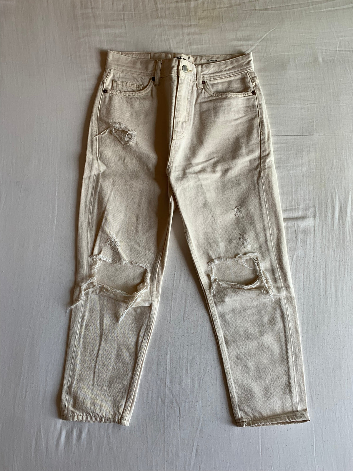 Vaquero Pull&Bear Relaxed Fit Crudo