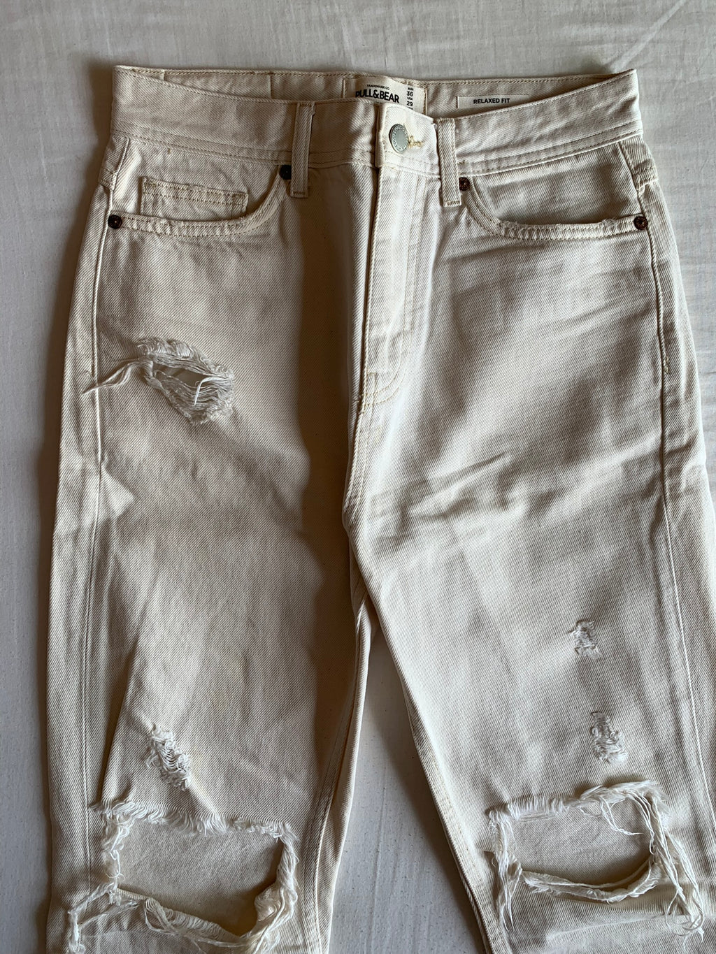 Vaquero Pull&Bear Relaxed Fit Crudo