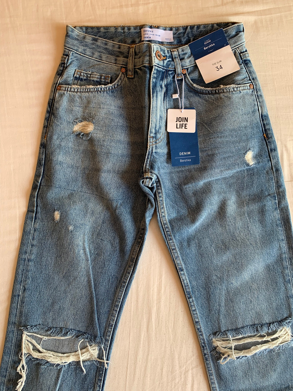 Vaquero Bershka The Slim Roto