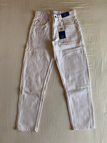 Vaquero Bershka Straight Vintage Crudo