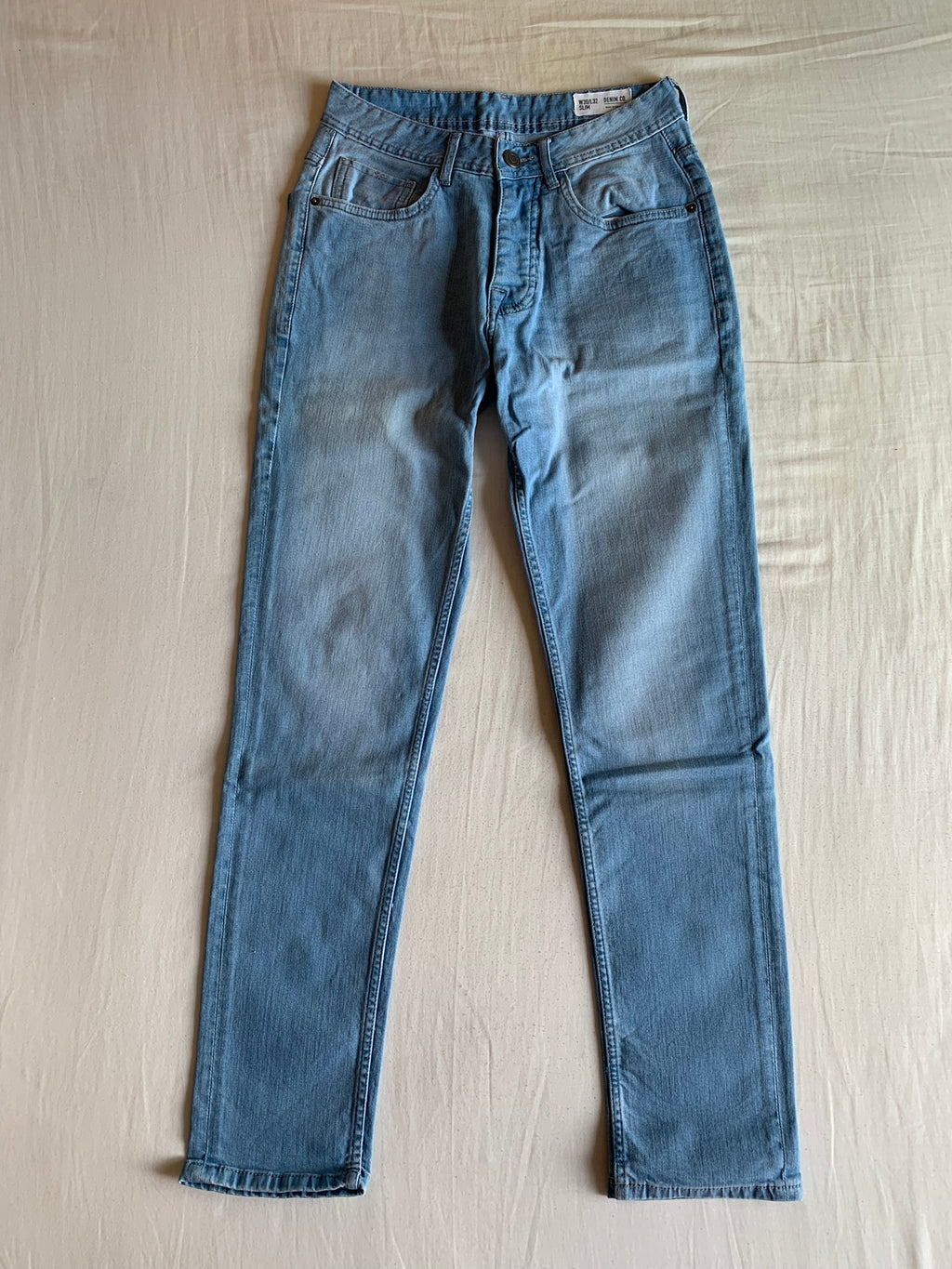Vaquero Denim Co Slim Azul Claro