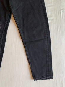Vaquero Bershka Negro Roto Rodillas