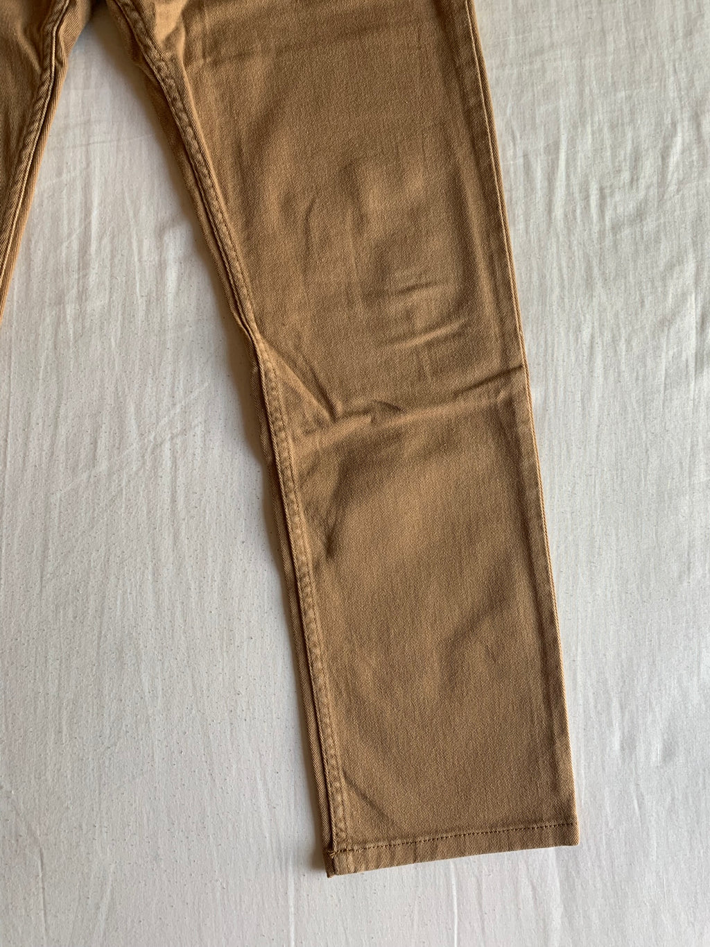Pantalón Denim Co Stretch Straight Camel