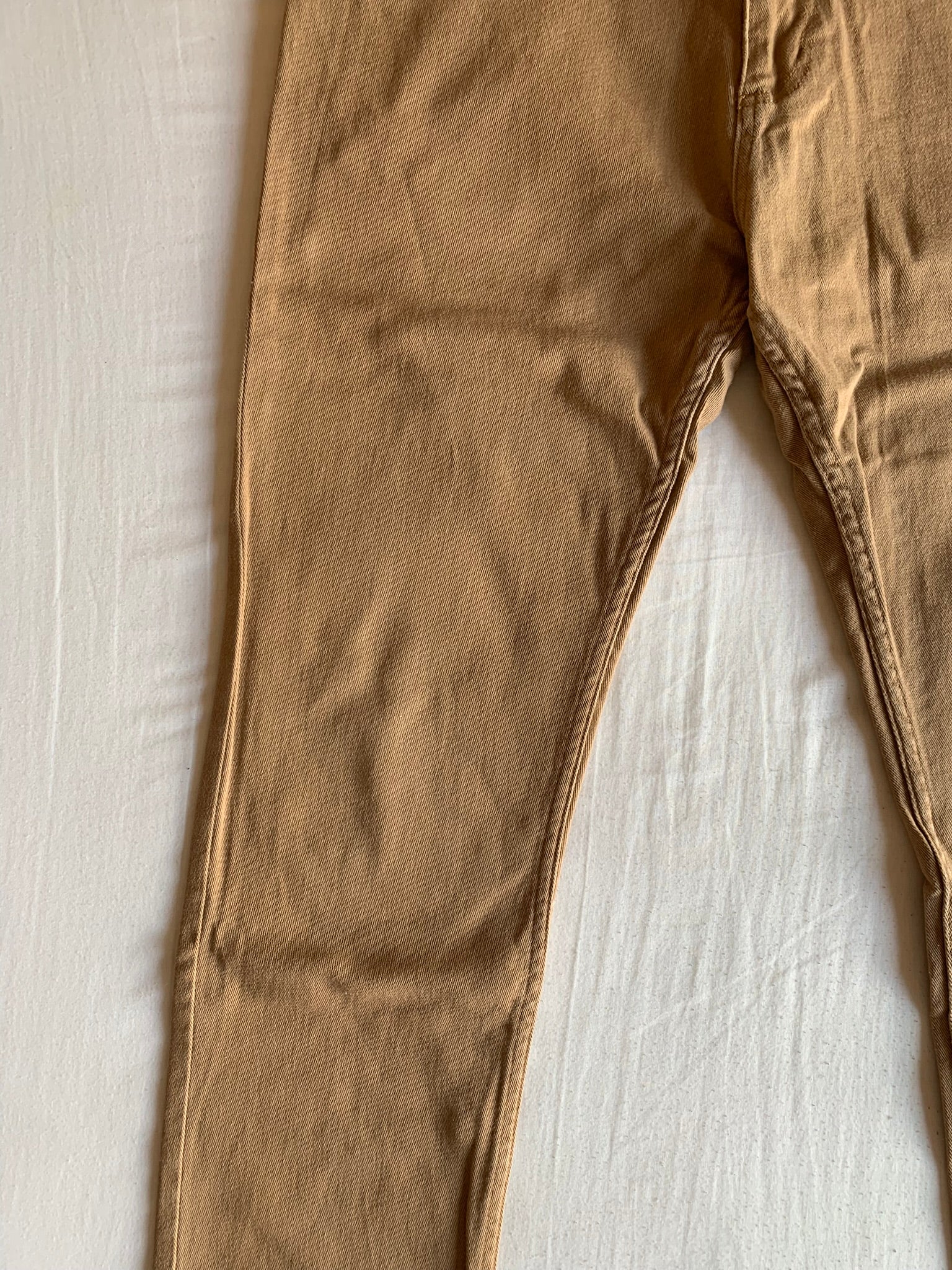 Pantalón Denim Co Stretch Straight Camel