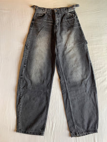 Vaquero Bershka Baggy Gris Lavado