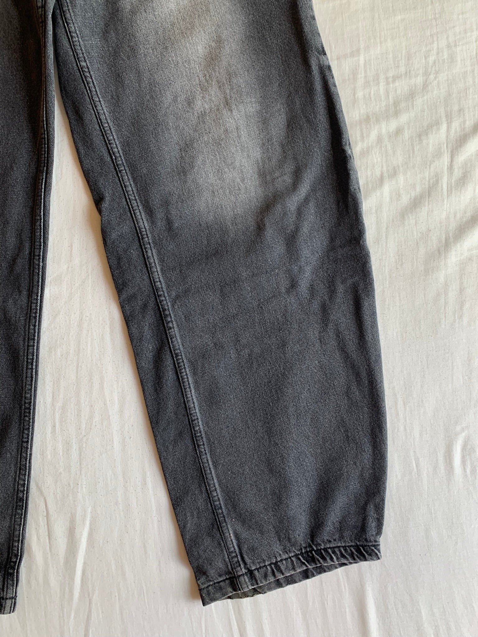 Vaquero Bershka Baggy Gris Lavado