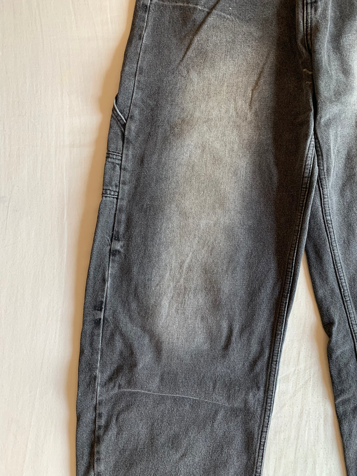 Vaquero Bershka Baggy Gris Lavado