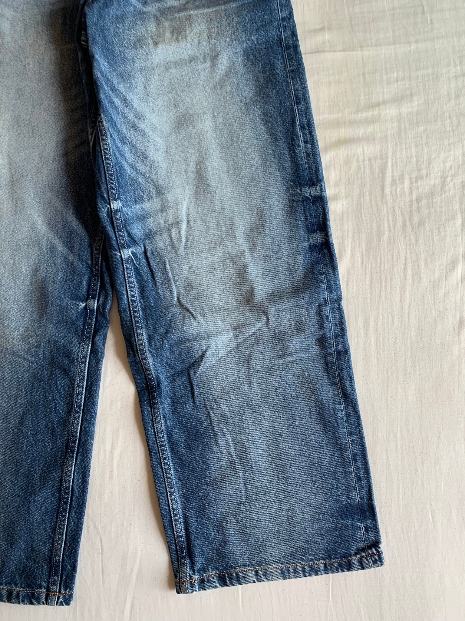 Vaquero Bershka Super Baggy Azul
