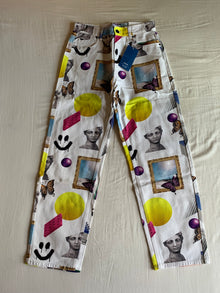 Vaquero Bershka Estampado Collage