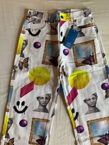 Vaquero Bershka Estampado Collage