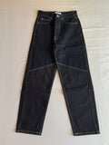 Vaquero Bershka Baggy Gris Pespunte Contraste