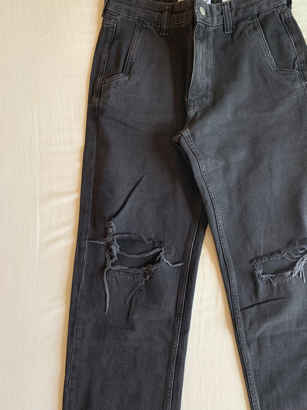 Vaquero Bershka The 90s Gris Roto