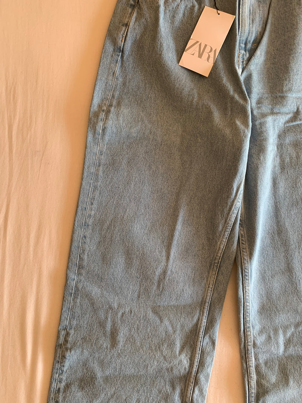Vaquero Zara Baggy Azul Claro