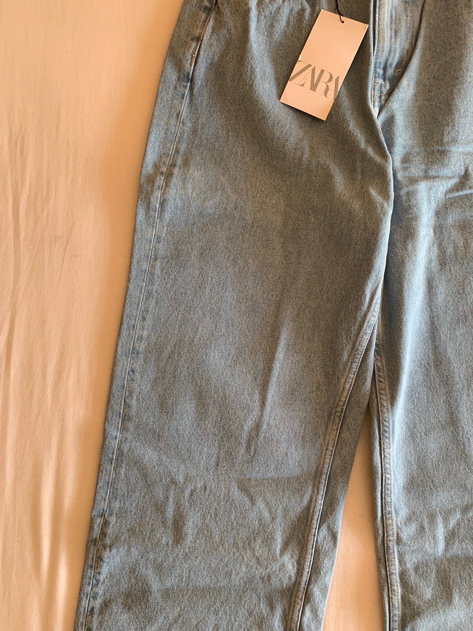 Vaquero Zara Baggy Azul Claro