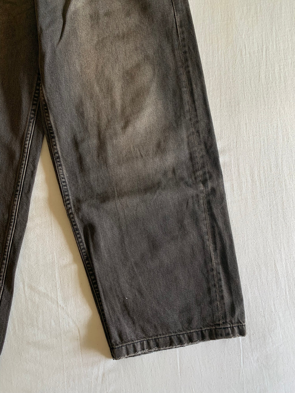 Vaquero Bershka Baggy Gris y Negro
