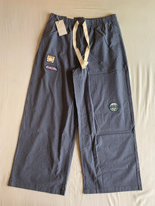 Pantalón Zara Relaxed Microcuadros con Parches
