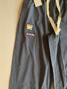 Pantalón Zara Relaxed Microcuadros con Parches