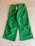 Pantalón Parachute Bershka Verde