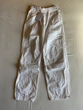 Pantalón Parachute Bershka Blanco