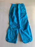 Pantalón Parachute Bershka Turquesa