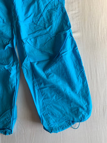 Pantalón Parachute Bershka Turquesa