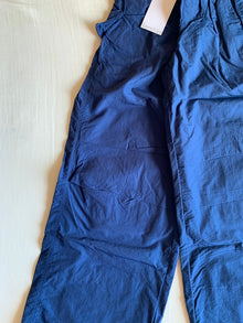 Pantalón Parachute Bershka Azul Marino