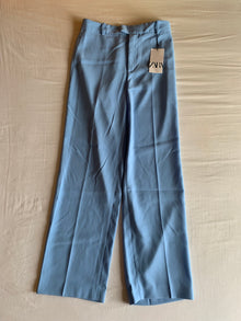 Pantalón de Vestir Zara Azul