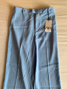 Pantalón de Vestir Zara Azul