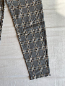 Pantalón Bershka Cuadros Skinny Cropped