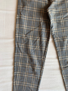 Pantalón Bershka Cuadros Skinny Cropped