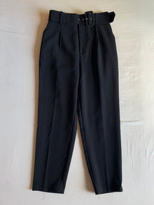 Pantalón de Vestir Zara Marino con Cinturón