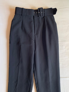 Pantalón de Vestir Zara Marino con Cinturón