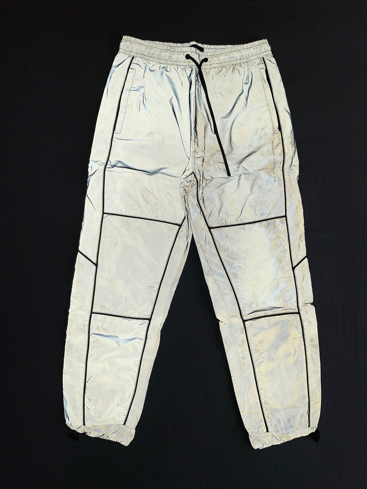 Pantalón Jogger Bershka Reflectante Gris